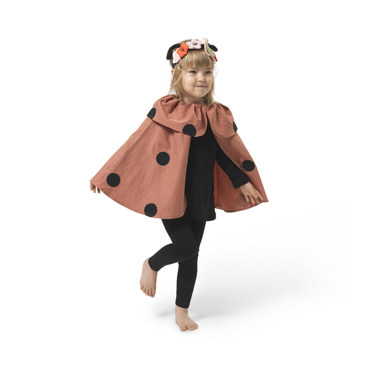 Fabelab - Dress Up -  Ladybug Cape Set, 3-6 years