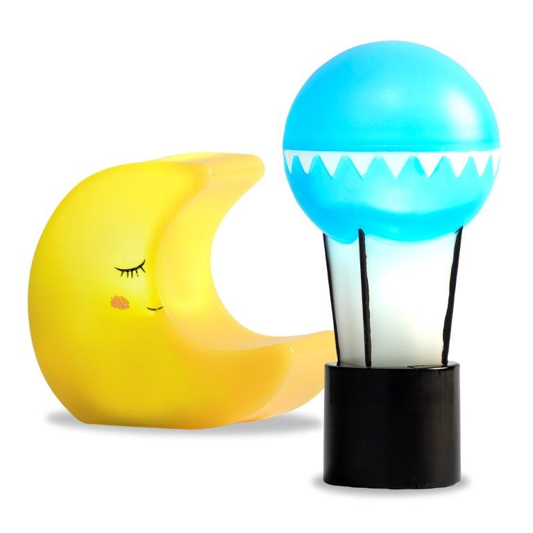 Lundby Smaland 2018 Moon and Sun Battery Operated Lamp Set
