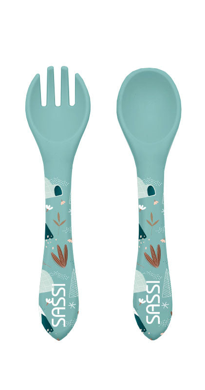 Sassi Silicone Cutlery Set - Munchy the Bear