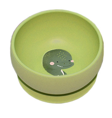 Sassi Silicone Meal Bowl Set - Cracky the Dinosaur