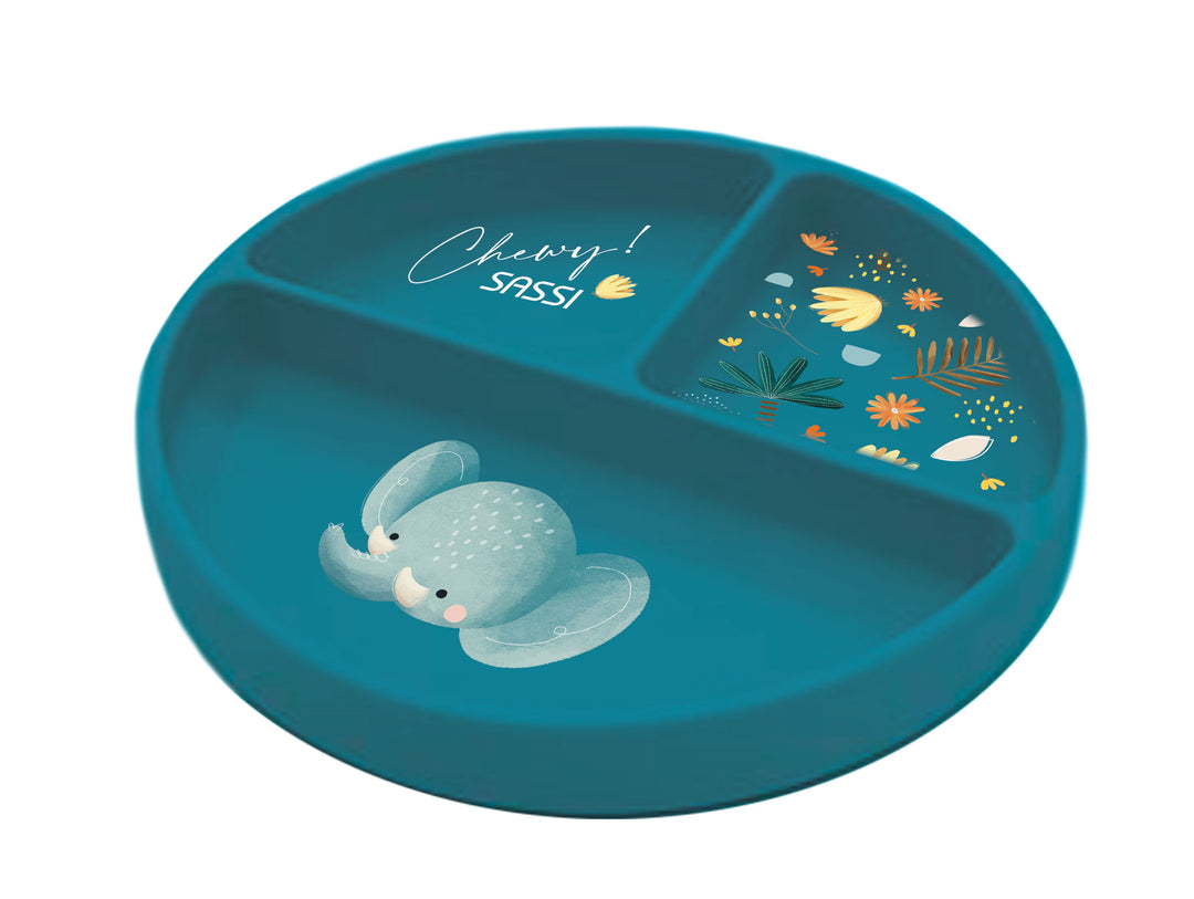 Sassi Silicone Meal Set - Chewy The Elephant