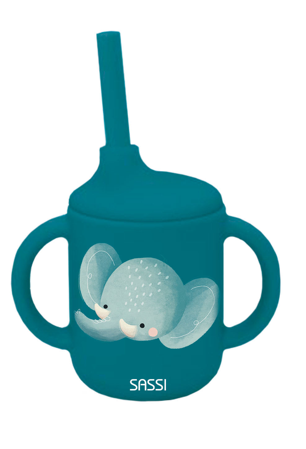 Sassi Silicone Sippy Cup Set - Chewy The Elephant