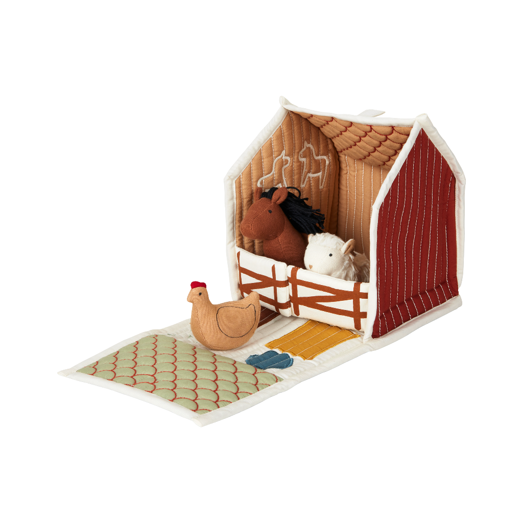Fabelab - Pocket Friend - Fabric House - Little Farm