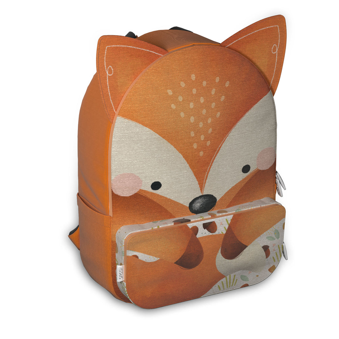 Sassi  A4 Junior Recycled Backpack - Crunchy The Fox