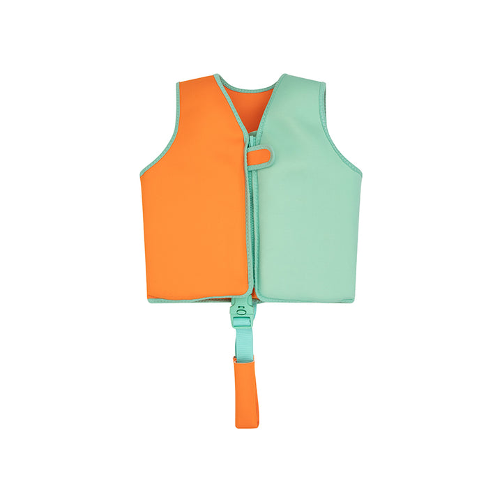 Swim Essentials Kids Swimming Vest, Orange/Green