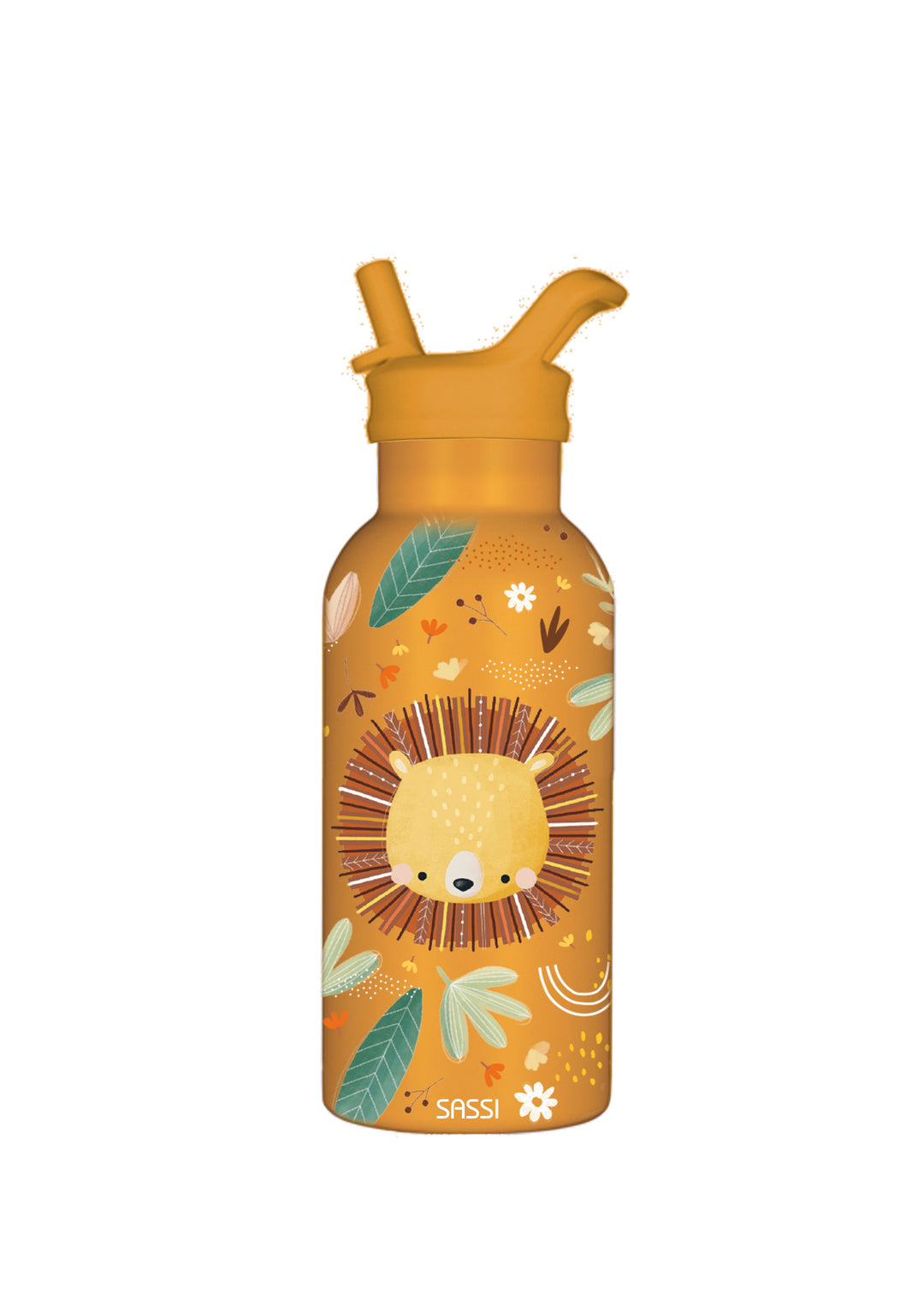 Sassi Vacuum Insulated Stainless Steel Drink Bottle 350 ml - Chompy The Lion