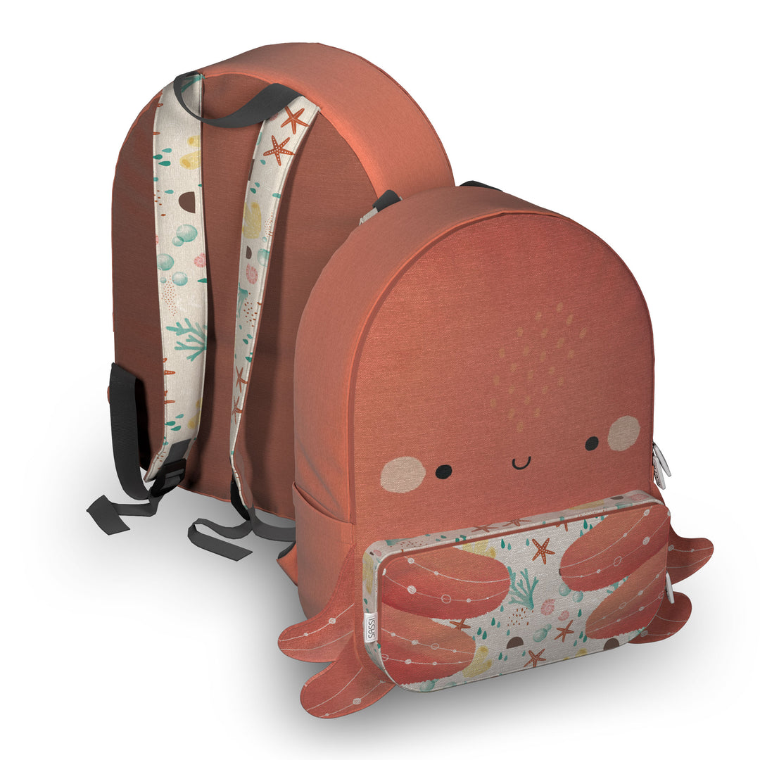 Sassi  A4 Junior Recycled Backpack - Slurpy The Octopus