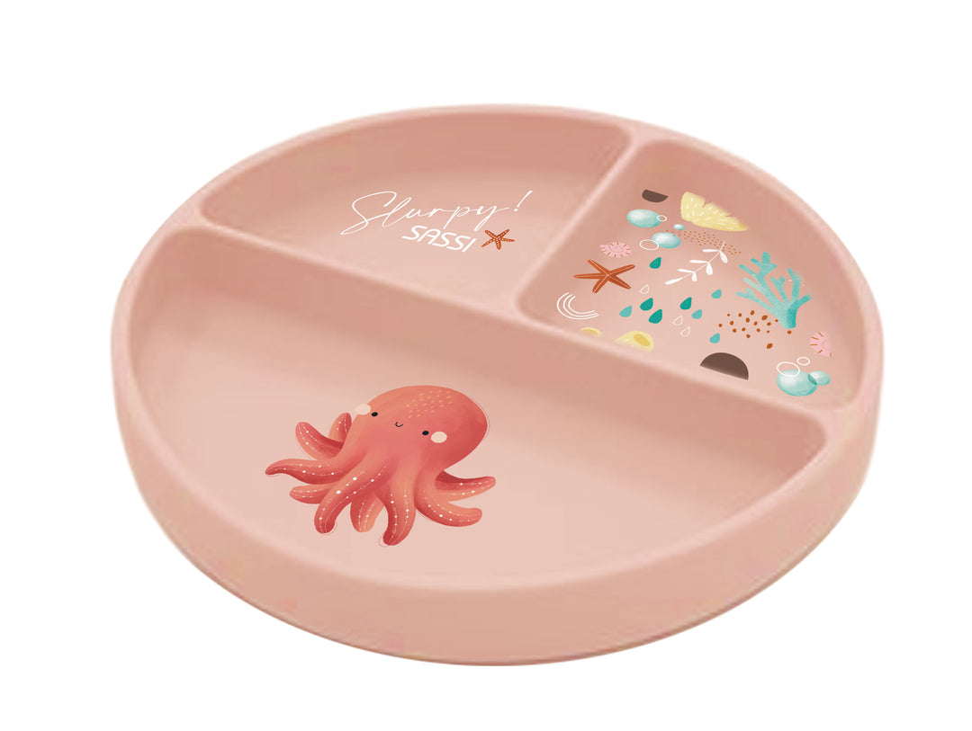 Sassi Silicone Meal Set - Slurpy The Octopus