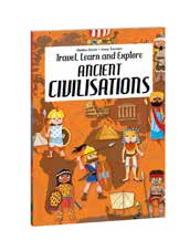 Sassi Travel, Learn and Explore - Book and 3D Puzzle Set - World of Ancient Civilisations, 200 pcs
