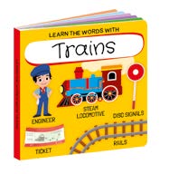 Sassi 3D Puzzle and Book Set - Learn Shapes Train, 40 pcs