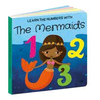 Sassi 3D Puzzle and Book Set - Learn Numbers Mermaids, 40 pcs