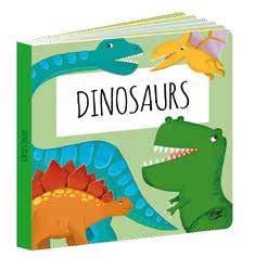 Sassi Edu Dinosaurs Stacking Blocks & Book Set, 10 pcs