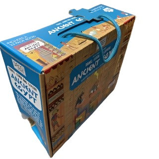 SECONDS Sassi Travel, Learn and Explore - Puzzle and Book Set - Ancient Egypt , 205 pcs
