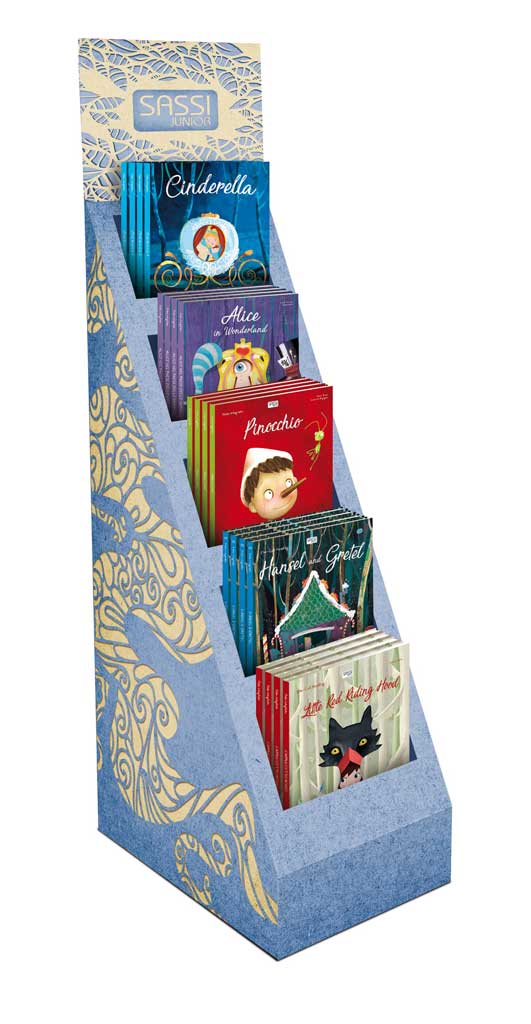 Sassi Books - Die-Cut POS Display - FREE with orders of 40 Fairy Tale books or over