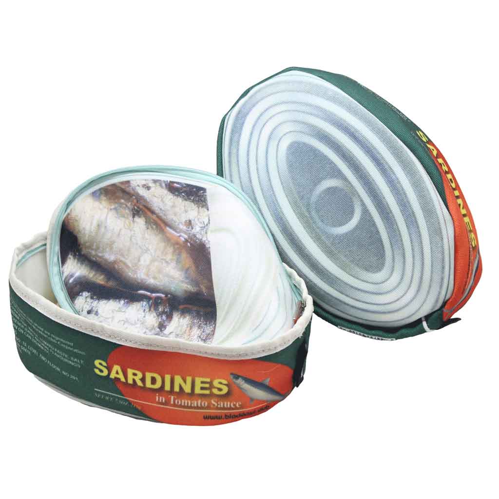 ColourAway Tin of Sardines Zipper Case