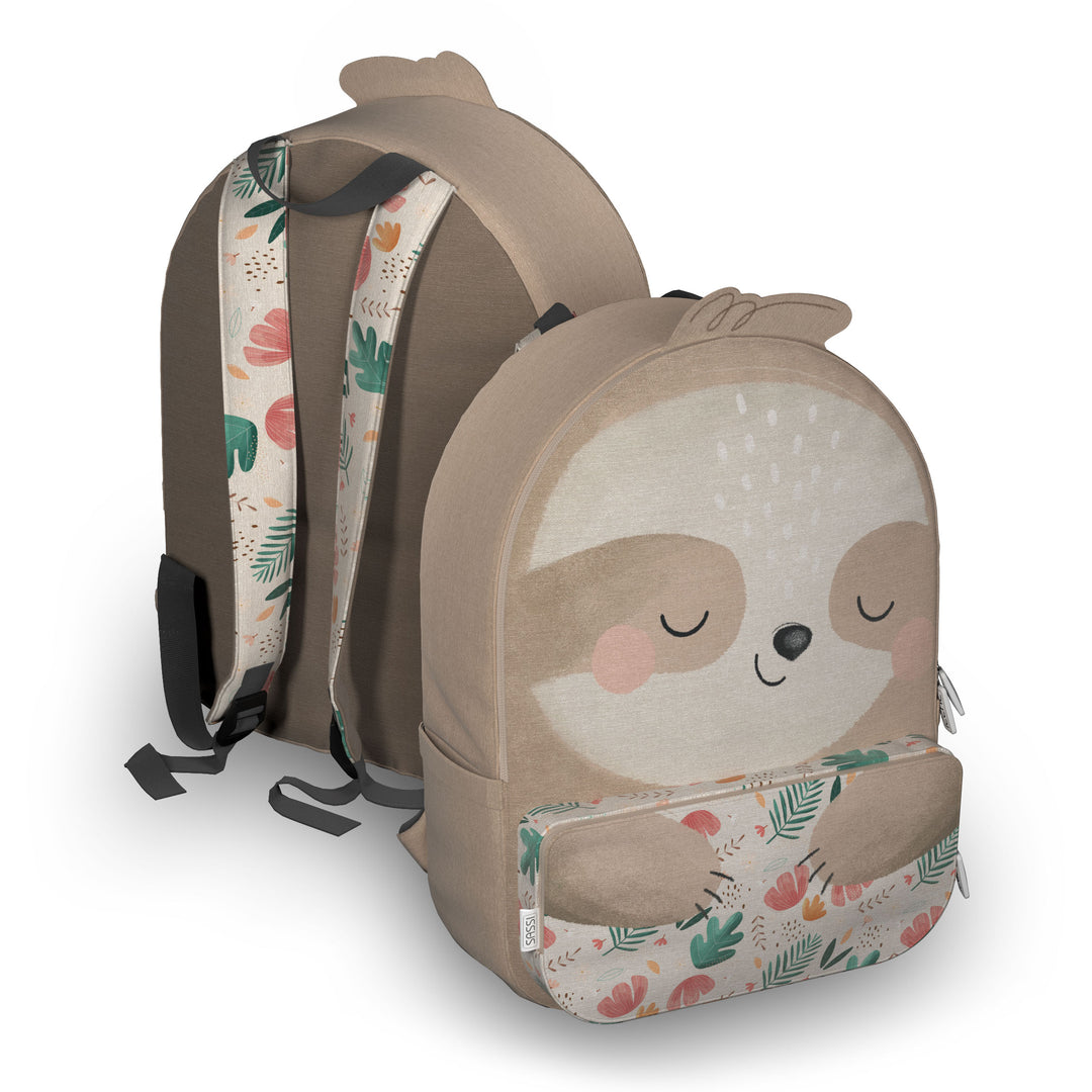 Sassi  A4 Junior Recycled Backpack - Gnawy The Sloth