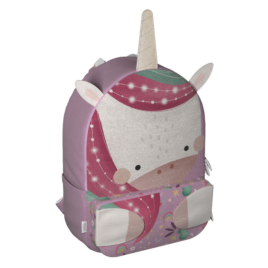 Sassi  A4 Junior Recycled Backpack - Sparkly The Unicorn
