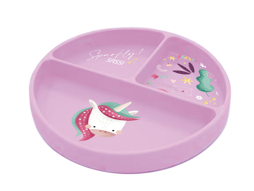 Sassi Silicone Meal Set - Sparkly The Unicorn