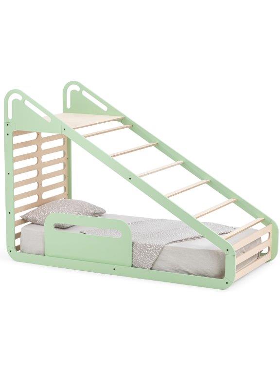 Mamatoyz Wooden Sleepy Bed Slide and Climb, Mint