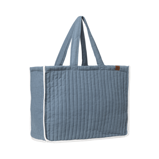Fabelab - Quilted Weekend Storage Bag - Chambray Blue Spruce, 60 cm Default Title