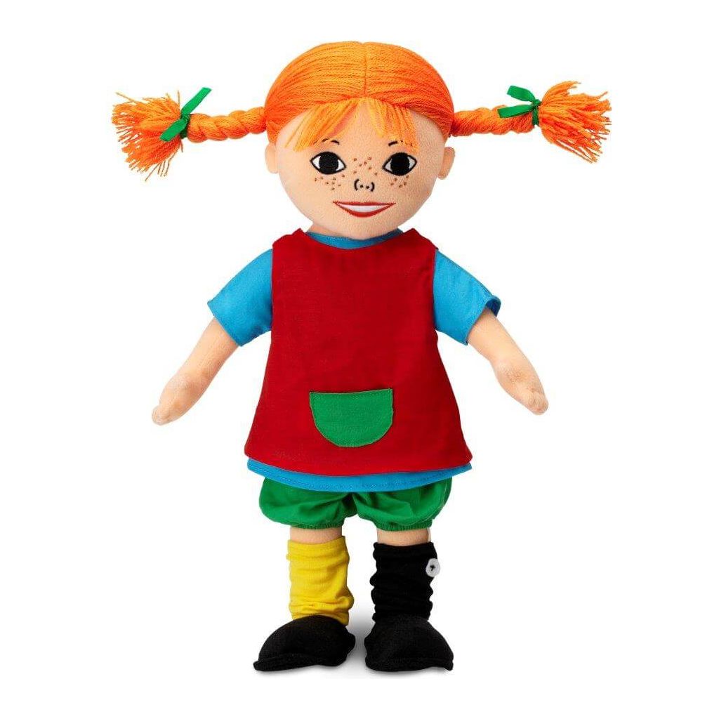 Pippi Longstocking Rag Doll, 40 cm
