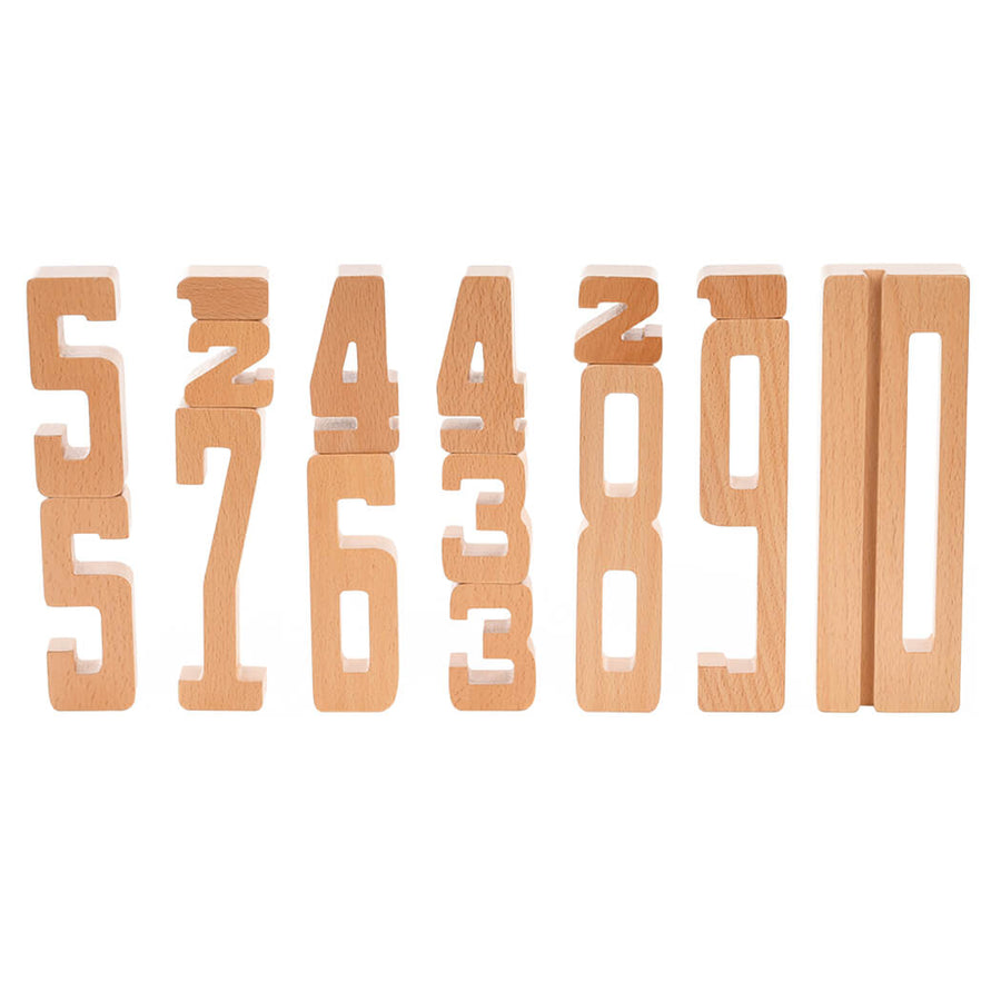 by Astrup Wooden Educational Numbers, 15 pc Default Title