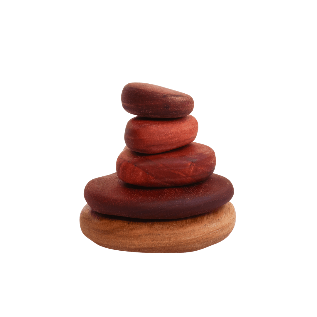 in-wood Stacking Stones, 5 pcs