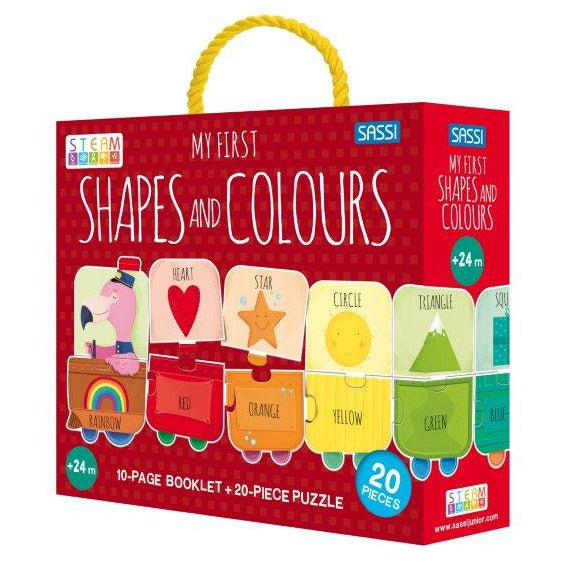 Sassi My First Shapes and Colours STEAM Puzzle & Book Set Default Title