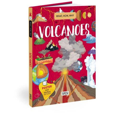 Sassi What How and Why Volcanoes Book and Poster Default Title