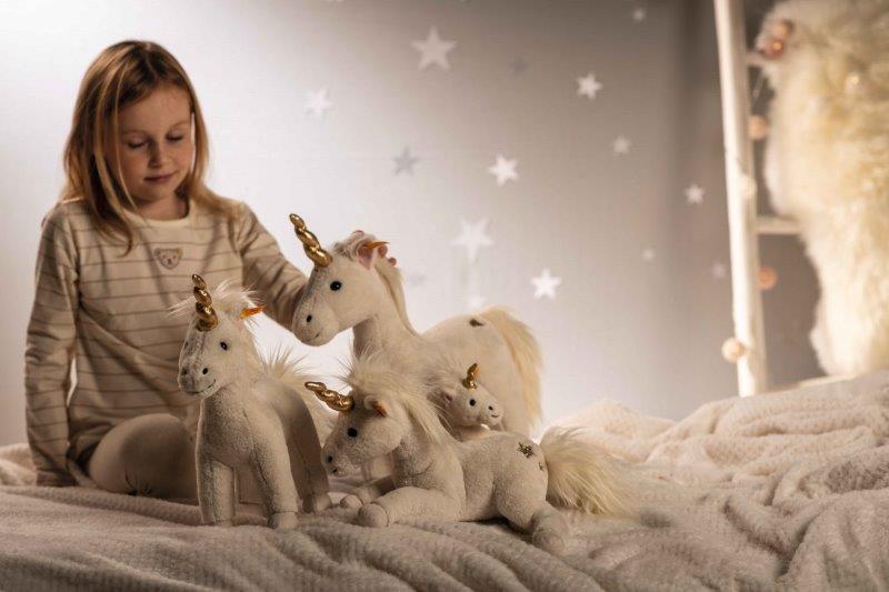 Steiff Weighted Unica Dangling Unicorn, 27 cm