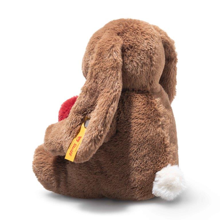 Steiff Soft Cuddly Friends - Hoppie Rabbit Love Brown, 16 cm