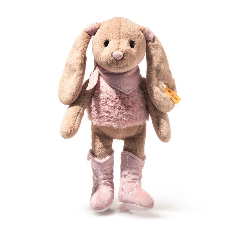 Steiff Soft Cuddly Friends - Hoppie Rabbit Cowgirl, 32 cm