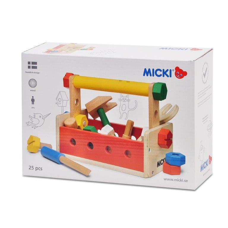 Micki Tools - Tool Box with Tools - Build and Play