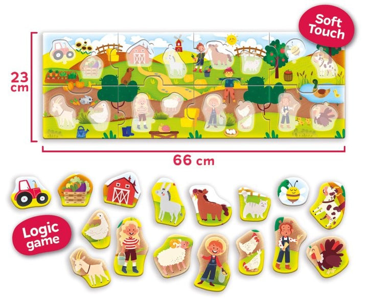 Lisciani Carotina Baby -  Logic Panorama, The Farm
