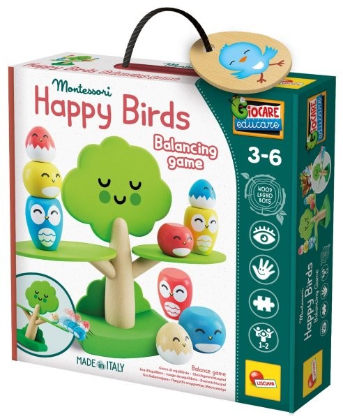 Lisciani Montessori Baby -  Wood Tree Balancing