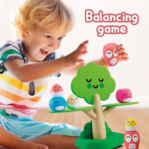 Lisciani Montessori Baby -  Wood Tree Balancing