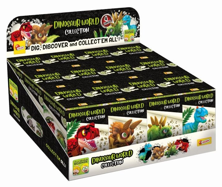 Lisciani I'm a Genius - Dinosaur World Collection Display, 12 pcs