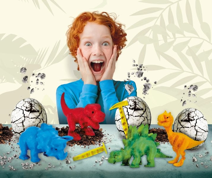 Lisciani I'm a Genius - Dinosaur World Collection Display, 12 pcs