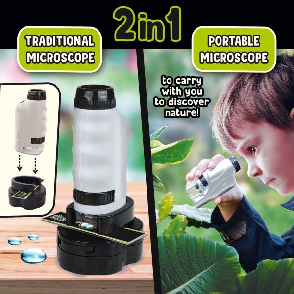 Lisciani I'm a Genius - Micro Microscope Display, 12 pcs