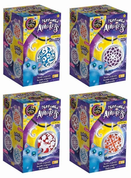 Lisciani The Moon Academy -  Perfumed Amulets Collection Display, 8 pcs