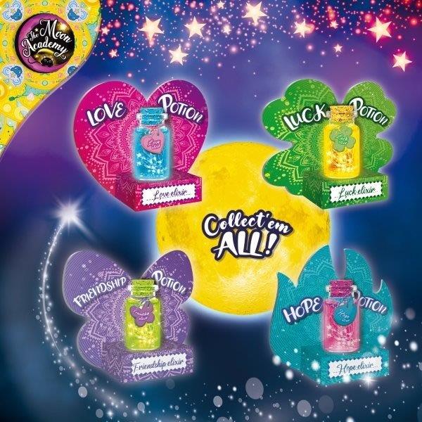 Lisciani The Moon Academy -  Potions Collection Display, 8 pcs