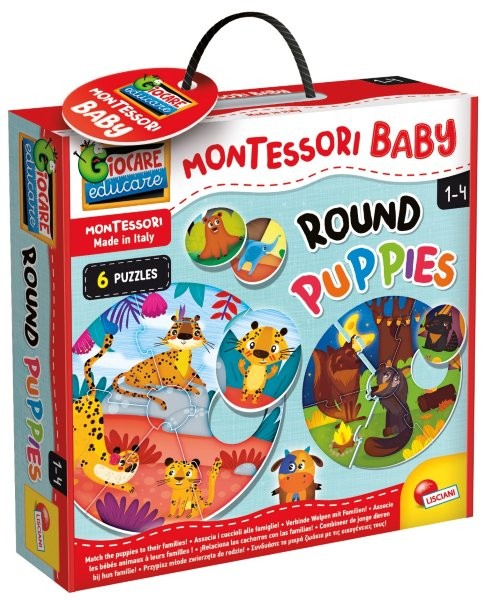 Lisciani Montessori Baby - Round Puppies