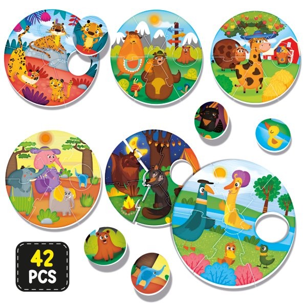 Lisciani Montessori Baby - Round Puppies