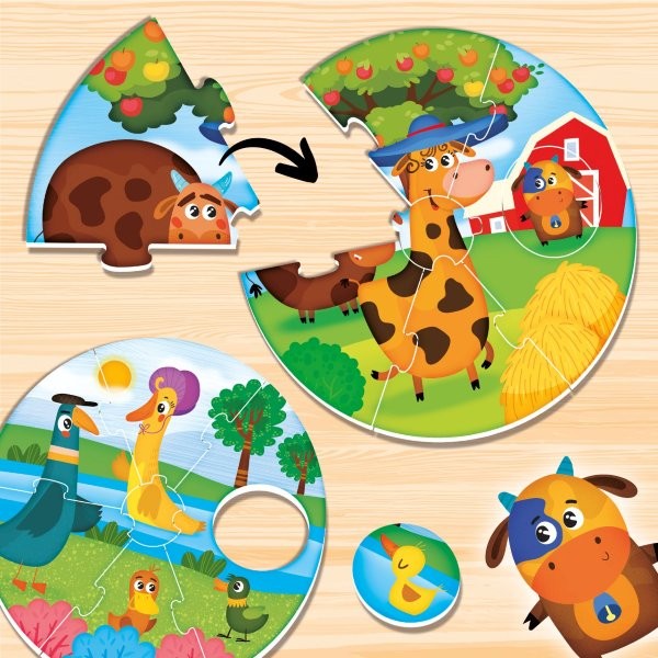 Lisciani Montessori Baby - Round Puppies