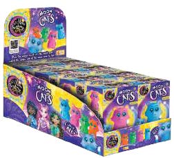 Lisciani The Moon Academy -  Magic Cats Collection Display, 8 pcs