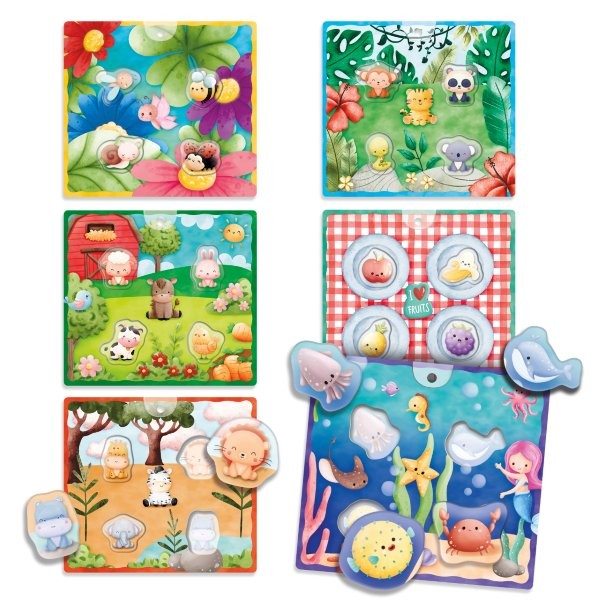Lisciani Montessori Baby - Soft Touch Boards