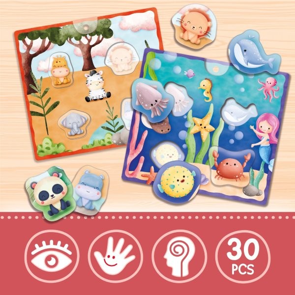 Lisciani Montessori Baby - Soft Touch Boards