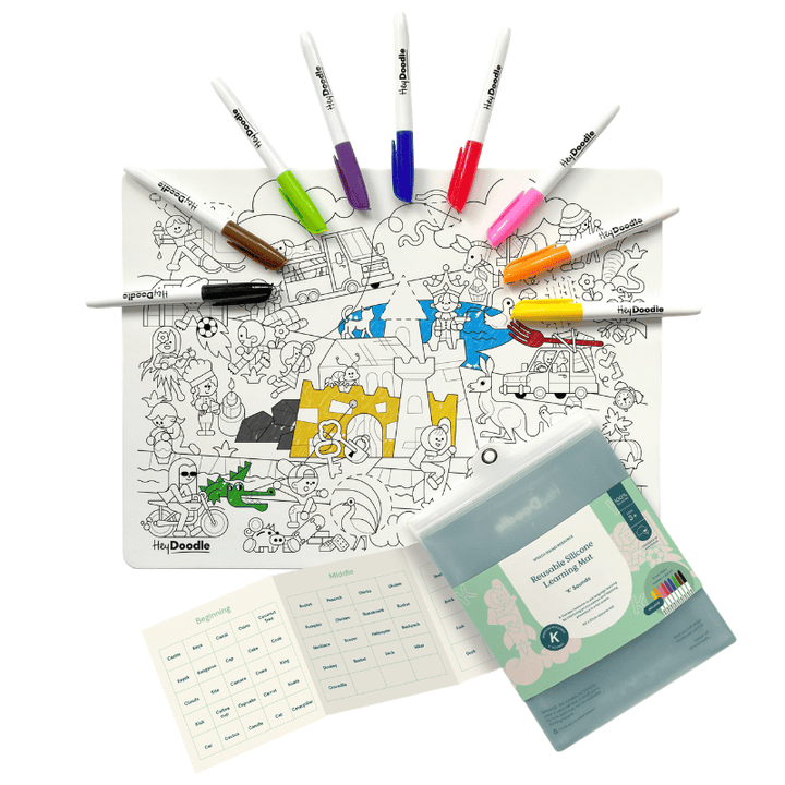 HeyDoodle - Speech Therapy Colouring & Doodle Mat - K' Sounds