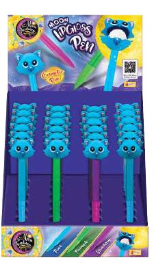 Lisciani The Moon Academy - Moon -  Lip Gloss Pen Display, 24 pcs