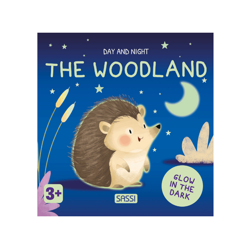 Sassi Board Book - Glow-In-The-Dark - The Woodland